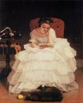 Alfred Stevens – Jeune Femme Lisant-1856